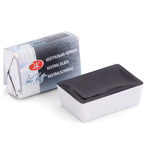 Краска акварельная Белые ночи 2,5 мл кювета (805) нейтрально-черная (351198)
Краска акварельная Белые ночи 2,5 мл кювета (805) нейтрально-черная (351198)