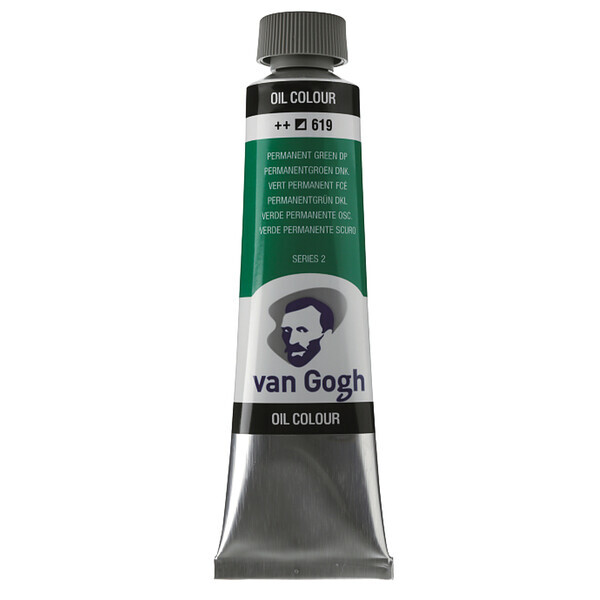 Краска масляная Van Gogh 40 мл (619) Перманентный зеленый темный (02056193) 
Краска масляная Van Gogh 40 мл (619) Перманентный зеленый темный (02056193)
