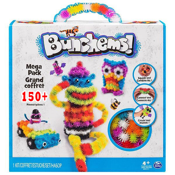 Детский конструктор липучка Bunchems 150 Pieces Вязкий пушистый шарик Банчемс на 150 деталей
Детский конструктор липучка Bunchems 150 Pieces Вязкий пушистый шарик Банчемс на 150 деталей