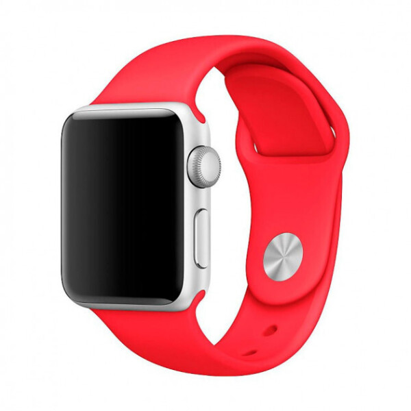 Силиконовый ремешок Sport Band для часов Apple Watch Red 38 мм (S/M и M/L) - Красный
Силиконовый ремешок Sport Band для часов Apple Watch Red 38 мм (S/M и M/L) - Красный