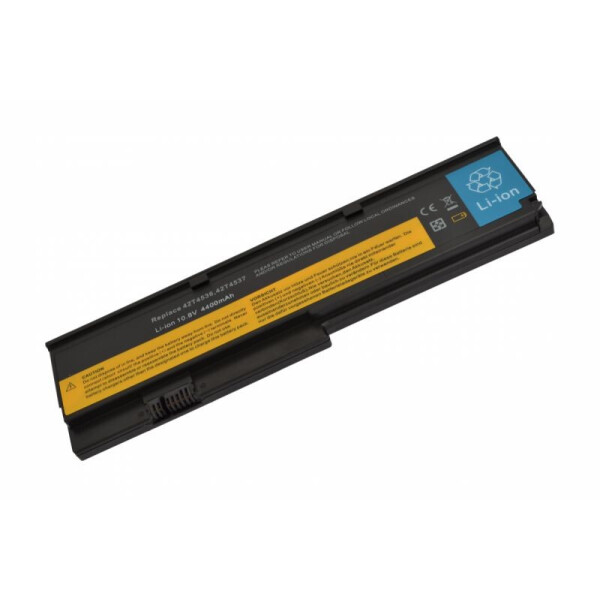 Аккумуляторная батарея для ноутбука Lenovo-IBM 42T4534 ThinkPad X200 10.8V Black 5200mAhr
Аккумуляторная батарея для ноутбука Lenovo-IBM 42T4534 ThinkPad X200 10.8V Black 5200mAhr
