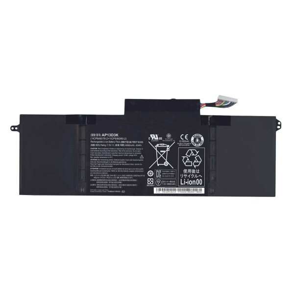 Оригинальная аккумуляторная батарея для ноутбука Acer Acer AP13D3K Aspire S3-392G 7.5V Black 6060mAhr 45Wh
Оригинальная аккумуляторная батарея для ноутбука Acer Acer AP13D3K Aspire S3-392G 7.5V Black 6060mAhr 45Wh