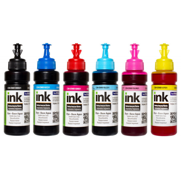 Комплект чернил ColorWay (CW-EW810SET01) для Epson EW810 BK/C/LC/LM/M/Y Dye-based 6 x 100 ml
Комплект чернил ColorWay (CW-EW810SET01) для Epson EW810 BK/C/LC/LM/M/Y Dye-based 6 x 100 ml