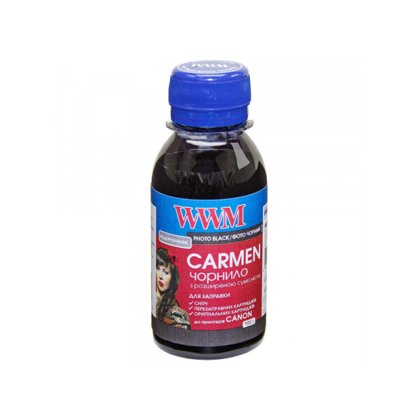 Чернила WWM CARMEN (CU/PB-2) для Canon 100г Photo Black Водорастворимые универсальные
Чернила WWM CARMEN (CU/PB-2) для Canon 100г Photo Black Водорастворимые универсальные