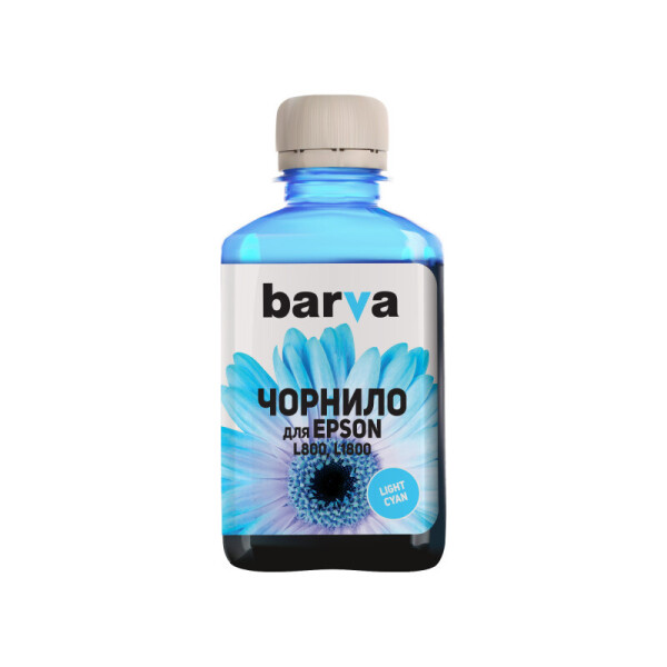 Чернила Barva (L800-417) ДЛЯ фабрик печати EPSON L800/L810/L850/L1800 (T6735) LIGHT CYAN 180 г
Чернила Barva (L800-417) ДЛЯ фабрик печати EPSON L800/L810/L850/L1800 (T6735) LIGHT CYAN 180 г