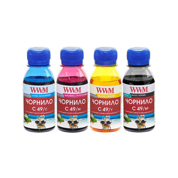 Комплект чернил WWM C49 BP/C/M/Y для Canon 4х100г (C49SET4-2) пигментные/водорастворимые
Комплект чернил WWM C49 BP/C/M/Y для Canon 4х100г (C49SET4-2) пигментные/водорастворимые