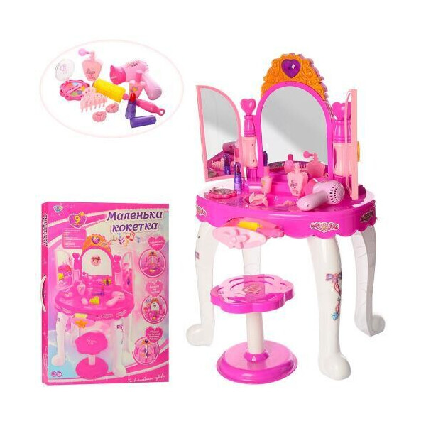 Игровой набор детское музыкальное трюмо Limo Toy со стульчиком и аксессуарами (16632C)
Игровой набор детское музыкальное трюмо Limo Toy со стульчиком и аксессуарами (16632C)