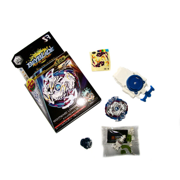 Волчок Beyblade Лонгинус Бейблейд Nightmare Longinus с пусковым устройством + Конструктор(590007971)
Волчок Beyblade Лонгинус Бейблейд Nightmare Longinus с пусковым устройством + Конструктор(590007971)