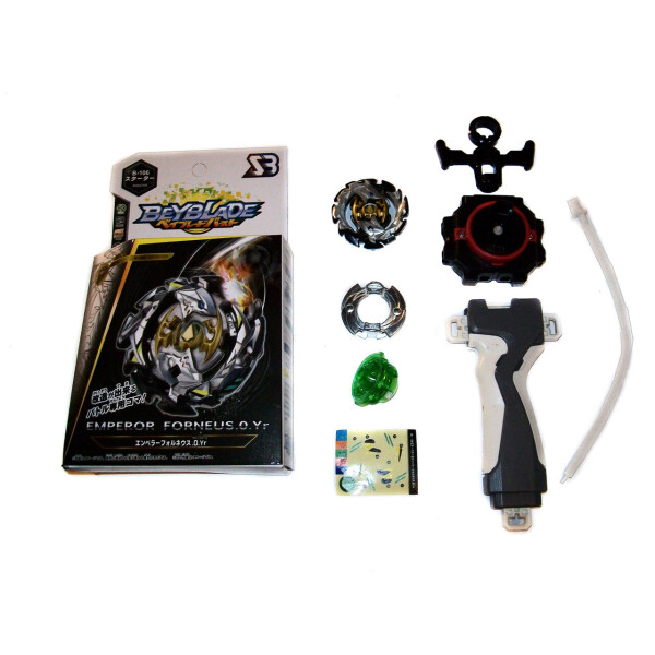 Волчок Beyblade IMPERATOR FORNEUS B-106 (Бейблейд Император Форнеус) с пусковым устройством и ручкой
Волчок Beyblade IMPERATOR FORNEUS B-106 (Бейблейд Император Форнеус) с пусковым устройством и ручкой