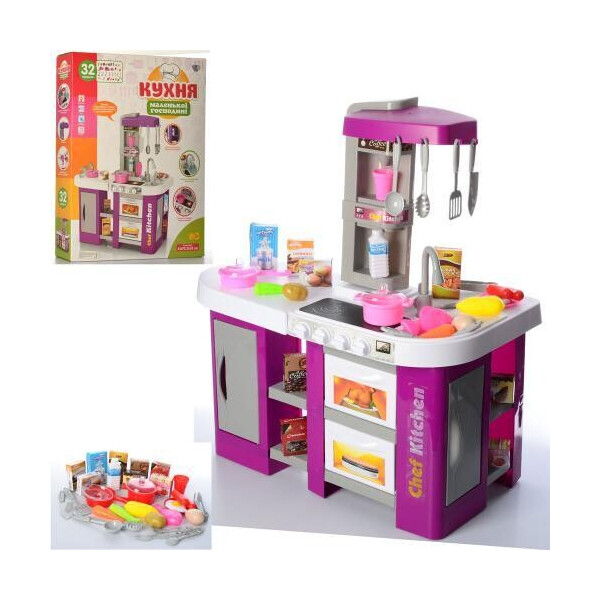 Интерактивная кухня Limo Toy Kitchen Chef с холодильником и водой и аксессуарами Фиолетовая (922-47)
Интерактивная кухня Limo Toy Kitchen Chef с холодильником и водой и аксессуарами Фиолетовая (922-47)