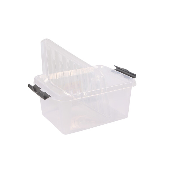 Контейнер пластиковый 4л с клипсами ClipBOX light Heidrun Италия, 27,5х18,5 h13 см (арт. 601_прозорий)
Контейнер пластиковый 4л с клипсами ClipBOX light Heidrun Италия, 27,5х18,5 h13 см (арт. 601_прозорий)