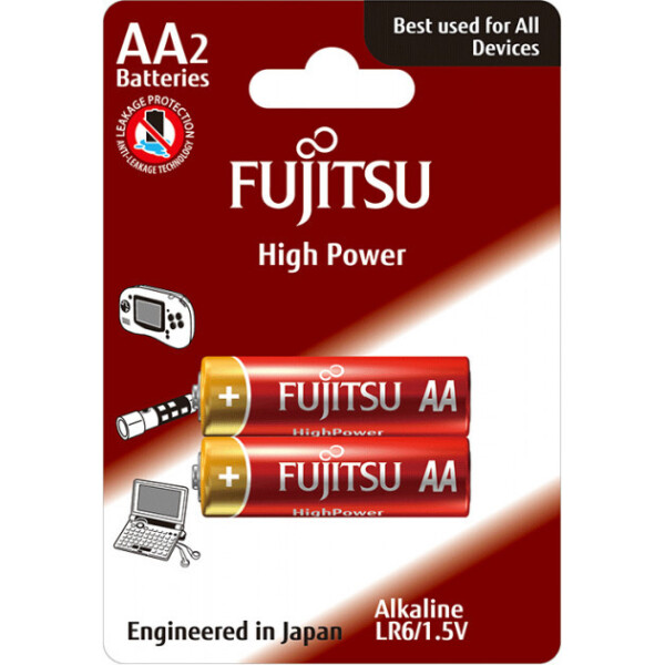 Щелочная батарейка FUJITSU Alkaline High Power АА/LR6 2шт/уп blister (4976680843007)
Щелочная батарейка FUJITSU Alkaline High Power АА/LR6 2шт/уп blister (4976680843007)
