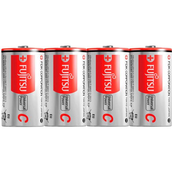 Щелочная батарейка FUJITSU Alkaline Universal Power C/LR14 4шт/уп shrink (4976680875800)
Щелочная батарейка FUJITSU Alkaline Universal Power C/LR14 4шт/уп shrink (4976680875800)