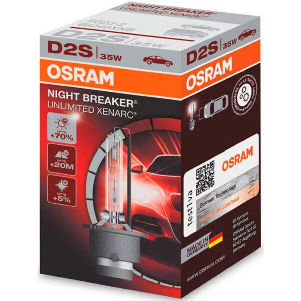Штатная ксеноновая лампа Osram D2S Xenarc Night Breaker Unlimited 66240XNB 35w P32d-2 4300k
Штатная ксеноновая лампа Osram D2S Xenarc Night Breaker Unlimited 66240XNB 35w P32d-2 4300k