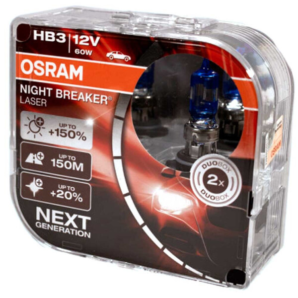 Галогеновая лампа Osram HB3 (9005) Night Breaker Laser 9005NL +150% 60w P20d HardDuopet
Галогеновая лампа Osram HB3 (9005) Night Breaker Laser 9005NL +150% 60w P20d HardDuopet