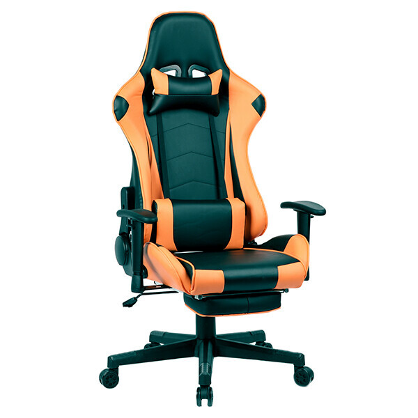 Ортопедическое геймерское кресло Bonanza Racer с подставкой для ног BL1013orange черно-оранжевое
Ортопедическое геймерское кресло Bonanza Racer с подставкой для ног BL1013orange черно-оранжевое