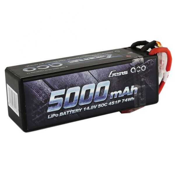 Аккумулятор Gens Ace LiPO 14,8 5000мАч 4S 50C 139х47х50мм 530г T-Deans (B-50C-5000-4S1P-HardCase-14)
Аккумулятор Gens Ace LiPO 14,8 5000мАч 4S 50C 139х47х50мм 530г T-Deans (B-50C-5000-4S1P-HardCase-14)