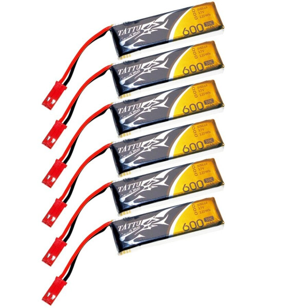 Аккумулятор Tattu LiPO 3,7В 600мАч 1S 30C 60х19х8мм 15,8г JST 6шт (TA-30C-600-1S1P-JST-6)
Аккумулятор Tattu LiPO 3,7В 600мАч 1S 30C 60х19х8мм 15,8г JST 6шт (TA-30C-600-1S1P-JST-6)