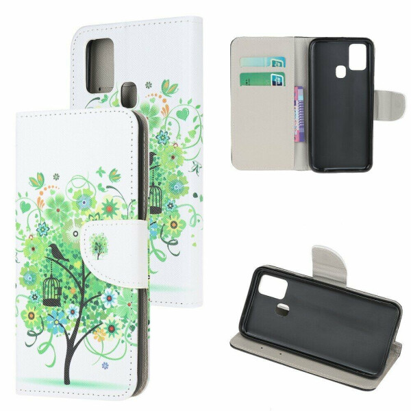 Чехол-книжка Deexe Color Wallet для Samsung Galaxy A21s (A217) - Green Tree with Birdcage
Чехол-книжка Deexe Color Wallet для Samsung Galaxy A21s (A217) - Green Tree with Birdcage