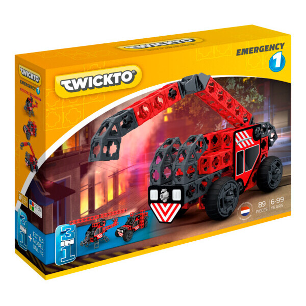 Конструктор Twickto Emergency-1 89 элементов (пожарная машина, вертолет, багги) (15073824)
Конструктор Twickto Emergency-1 89 элементов (пожарная машина, вертолет, багги) (15073824)