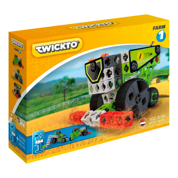 Конструктор Twickto Farm-1 102 элемента (трактор, комбайн, удобритель) (15073825)
Конструктор Twickto Farm-1 102 элемента (трактор, комбайн, удобритель) (15073825)