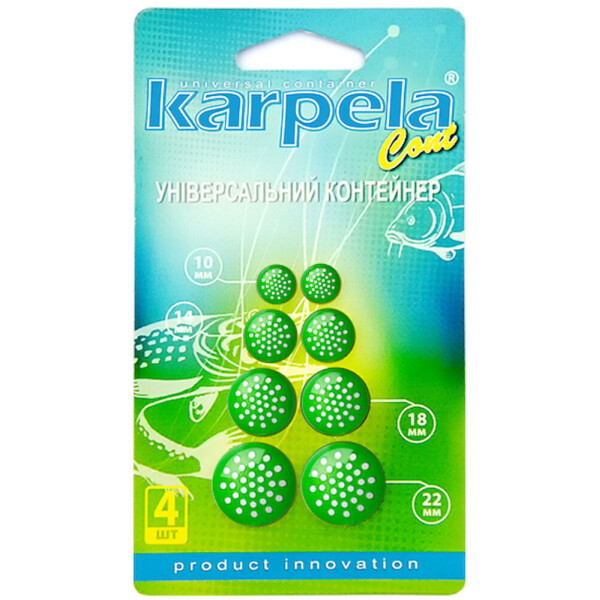 Универсальные контейнеры Karpela Cont с круглыми отверстиями 4 шт. Зеленые (450199)
Универсальные контейнеры Karpela Cont с круглыми отверстиями 4 шт. Зеленые (450199)
