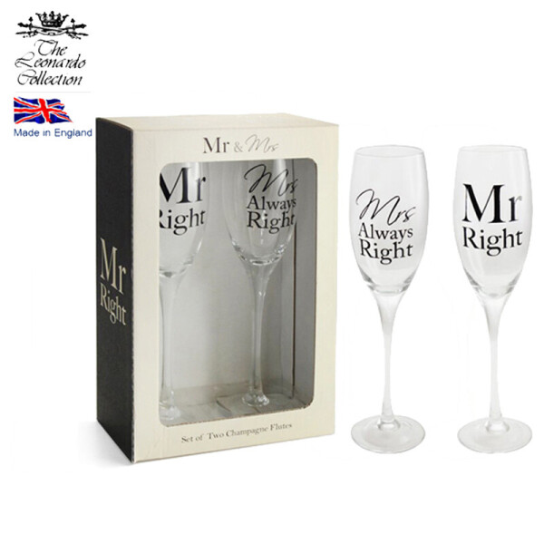 Набор бокалов для шампанского Mr and Mrs Right Флутес 2 шт Leonardo Collection SS33054
Набор бокалов для шампанского Mr and Mrs Right Флутес 2 шт Leonardo Collection SS33054