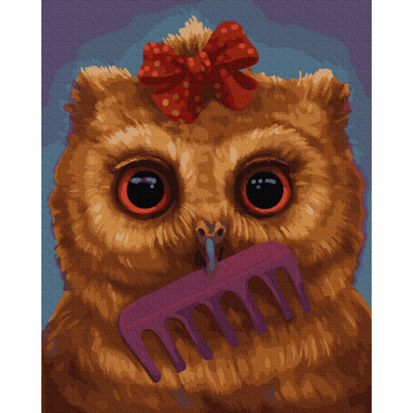 Картина по номерам. Rainbow Art ";Совушка прихорашивается"; GX34323-RA
Картина по номерам. Rainbow Art ";Совушка прихорашивается"; GX34323-RA