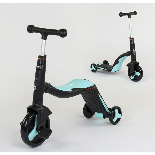 Cамокат-велобег-велосипед 3 в 1 Best Scooter JT 20255, цвет черно-голубой, свет, 8 мелодий, колёса PU
Cамокат-велобег-велосипед 3 в 1 Best Scooter JT 20255, цвет черно-голубой, свет, 8 мелодий, колёса PU