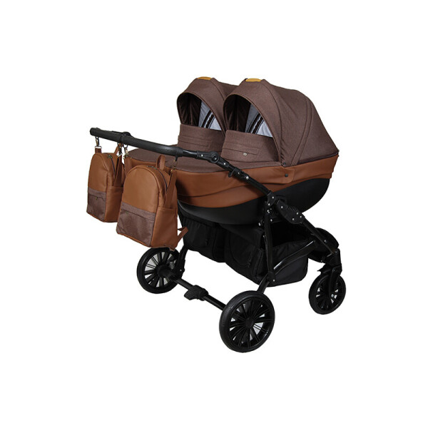 Детская коляска для двойни 2 в 1 Angelina Amadeo Duo шоколадная color 5 
Детская коляска для двойни 2 в 1 Angelina Amadeo Duo шоколадная color 5