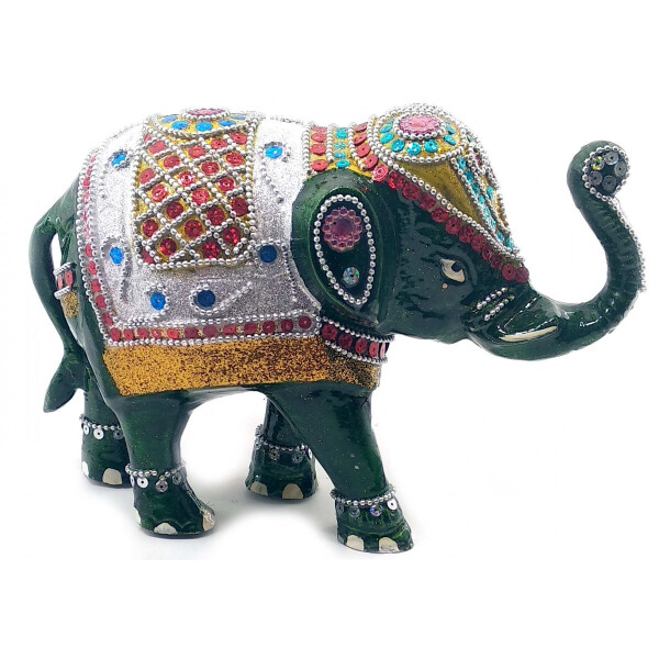 Слон аллюминиевый с инкрустацией зеленый (25х18х9,5 см) Home Place
Слон аллюминиевый с инкрустацией зеленый (25х18х9,5 см) Home Place