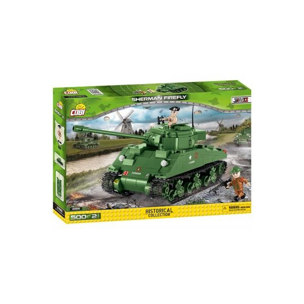 Конструктор Cobi Танк Шерман Файрфлай 500 деталей (COBI-2515)
Конструктор Cobi Танк Шерман Файрфлай 500 деталей (COBI-2515)