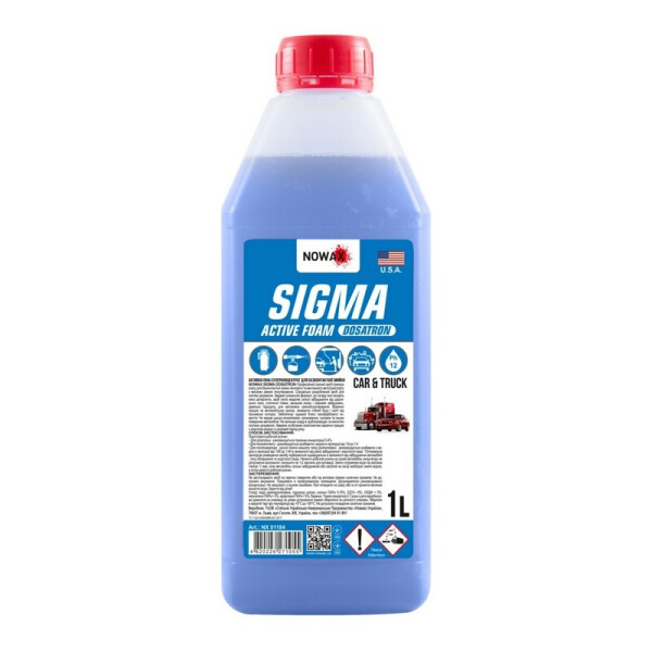 Активная пена суперконцентрат Nowax Sigma Active Foam Dosatron для безконтактной мойки 1 л (NX01184)
Активная пена суперконцентрат Nowax Sigma Active Foam Dosatron для безконтактной мойки 1 л (NX01184)