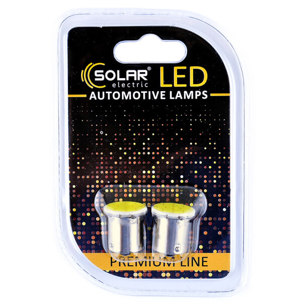 Светодиодные LED автолампы SOLAR Premium Line 24V G18.5 BA15s 1COB white блистер 2шт (SL2582)
Светодиодные LED автолампы SOLAR Premium Line 24V G18.5 BA15s 1COB white блистер 2шт (SL2582)