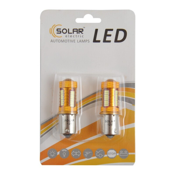 Автолампы светодиодные Solar LED 12V S25 BA15s 38SMD 4014 140lm white 2шт (LS294_b2)
Автолампы светодиодные Solar LED 12V S25 BA15s 38SMD 4014 140lm white 2шт (LS294_b2)