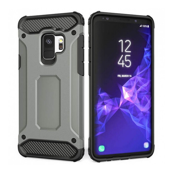 Бронированный противоударный TPU+PC чехол Immortal для Samsung Galaxy S9+ Металл / Gun Metal (73731)
Бронированный противоударный TPU+PC чехол Immortal для Samsung Galaxy S9+ Металл / Gun Metal (73731)
