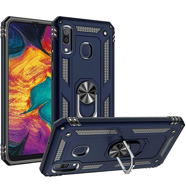 Ударопрочный чехол Serge Ring магнитный держатель для Samsung Galaxy A20 / A30 Темно-синий (is_00000030913_3)
Ударопрочный чехол Serge Ring магнитный держатель для Samsung Galaxy A20 / A30 Темно-синий (is_00000030913_3)