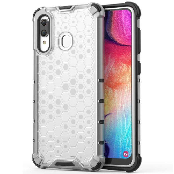 Ударопрочный чехол Honeycomb для Samsung Galaxy A20 / A30, Прозрачный (is_00000030695_3)
Ударопрочный чехол Honeycomb для Samsung Galaxy A20 / A30, Прозрачный (is_00000030695_3)