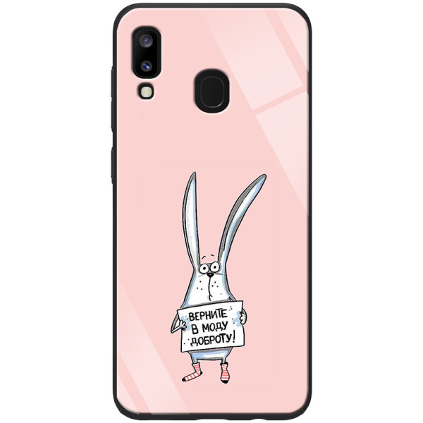 TPU+Glass чехол ForFun для Samsung Galaxy A20 / A30 Добрый заяц / Розовый (is_00000031574_5)
TPU+Glass чехол ForFun для Samsung Galaxy A20 / A30 Добрый заяц / Розовый (is_00000031574_5)