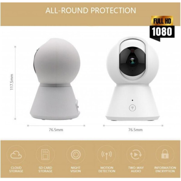 Видеокамера IP 2Mp WiFi Smart Tracking Camera (Обнаружение движения и трекинг за объектом) ( 74650 )
Видеокамера IP 2Mp WiFi Smart Tracking Camera (Обнаружение движения и трекинг за объектом) ( 74650 )