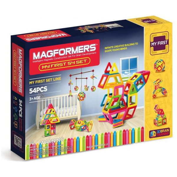 Конструктор магнитный Magformers Мой первый набор, 54 эл. (702002)