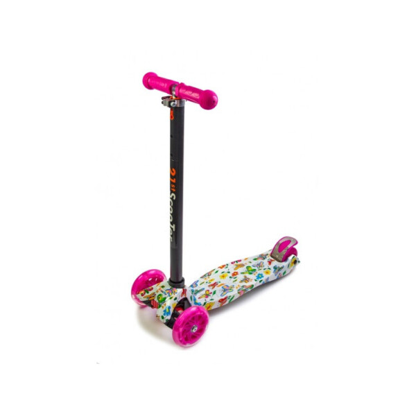 Детский трехколесный самокат Scooter MAXI со светящимися колесами и рисунком, Butterfly
Детский трехколесный самокат Scooter MAXI со светящимися колесами и рисунком, Butterfly