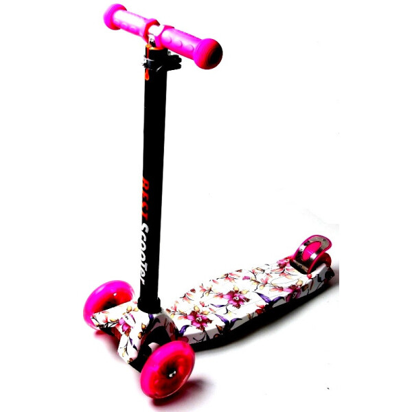 Детский трехколесный самокат Scooter MAXI со светящимися колесами и рисунком, Flowers. Lily
Детский трехколесный самокат Scooter MAXI со светящимися колесами и рисунком, Flowers. Lily
