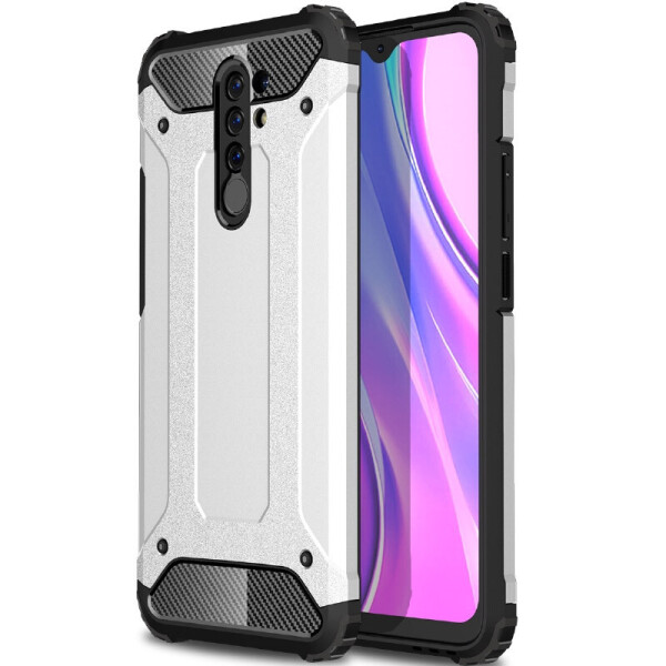 Бронированный противоударный TPU+PC чехол Immortal для Xiaomi Redmi 9 (Серебряный) (927975)
Бронированный противоударный TPU+PC чехол Immortal для Xiaomi Redmi 9 (Серебряный) (927975)