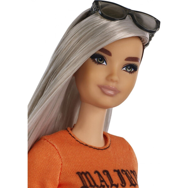 Кукла Барби Модница Barbie Fashionista s Doll Petite with Long Silvery Hair Orange Top 107 FXL47
Кукла Барби Модница Barbie Fashionista s Doll Petite with Long Silvery Hair Orange Top 107 FXL47