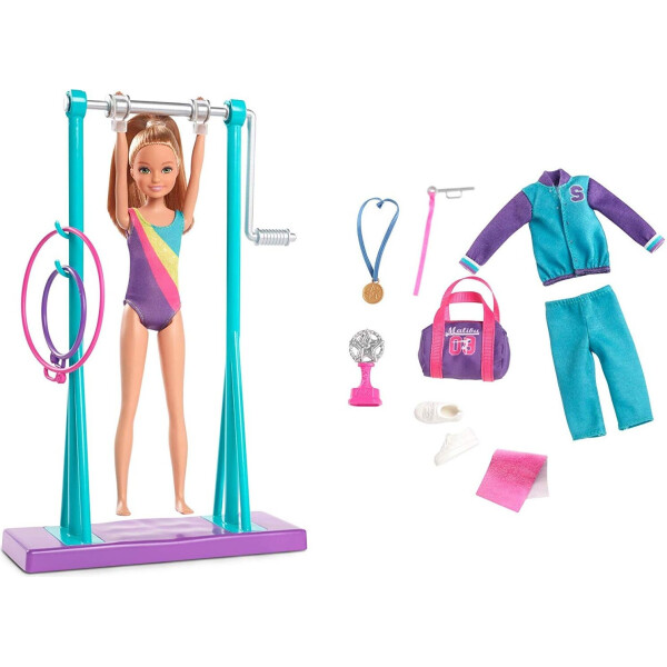Кукла Barbie Стейси гимнастка Team Stacie Doll Gymnastics Playset with Accessories GBK59
Кукла Barbie Стейси гимнастка Team Stacie Doll Gymnastics Playset with Accessories GBK59