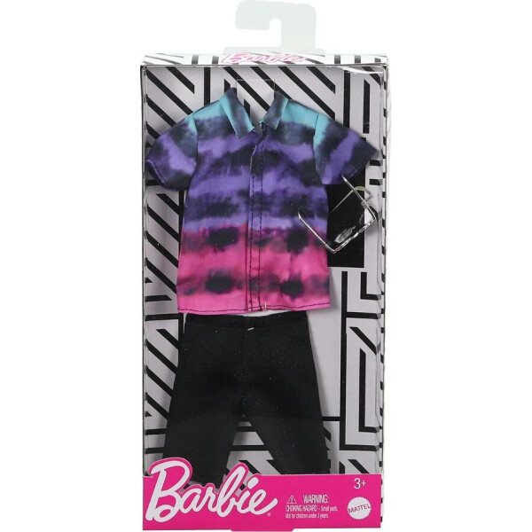 Одежда для куклы Кена Barbie Ken Tie-Dye Shirt, Black Shorts Circle Sunglasses Fashion Pack GHX52
Одежда для куклы Кена Barbie Ken Tie-Dye Shirt, Black Shorts Circle Sunglasses Fashion Pack GHX52