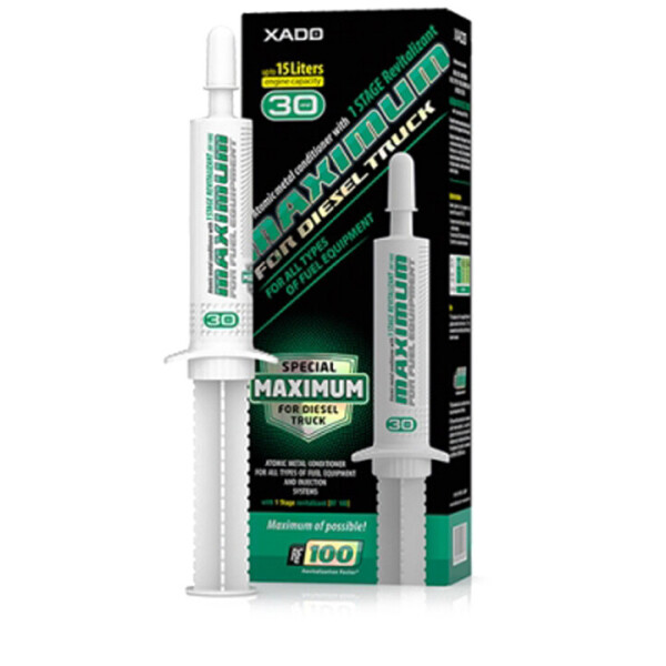 XADO Атомарный кондиционер металла Maximum for Diesel Truck с 1 Stage для всех типов топливной аппаратуры (30 мл) XA 40026
XADO Атомарный кондиционер металла Maximum for Diesel Truck с 1 Stage для всех типов топливной аппаратуры (30 мл) XA 40026