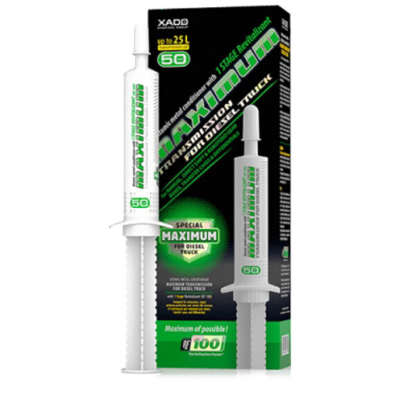 XADO Атомарный кондиционер металла Maximum Transmission for Diesel Truck c 1 Stage для КПП и редукторов (50 мл) XA 40017
XADO Атомарный кондиционер металла Maximum Transmission for Diesel Truck c 1 Stage для КПП и редукторов (50 мл) XA 40017