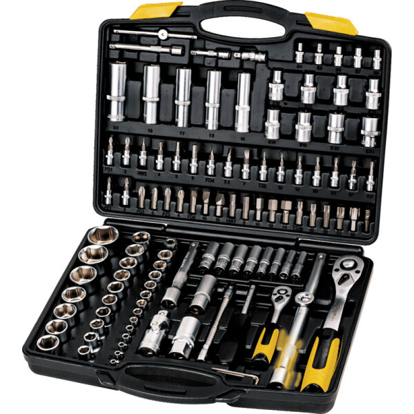 Набор головок торцевых 1/2 и 1/4" MasterTool с удлиняющейся трещоткой 72 зуба 111 шт (78-5112)
Набор головок торцевых 1/2 и 1/4" MasterTool с удлиняющейся трещоткой 72 зуба 111 шт (78-5112)
